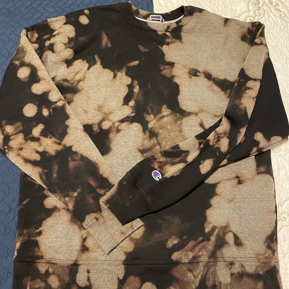 Champion Bleach Dye Crewneck - Picture 1 of 4